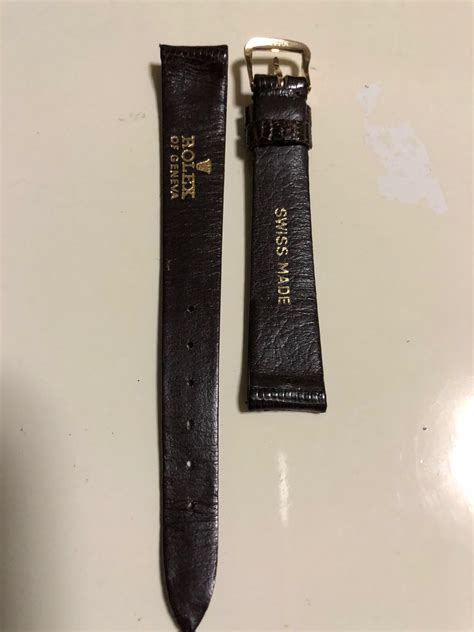 rolex leather strap vintage|original Rolex leather strap.